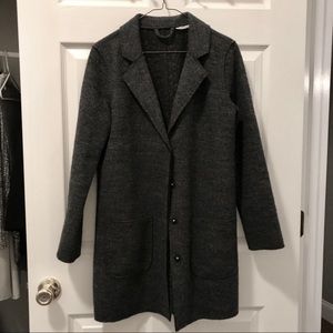 Wool Blend Topper Coat
